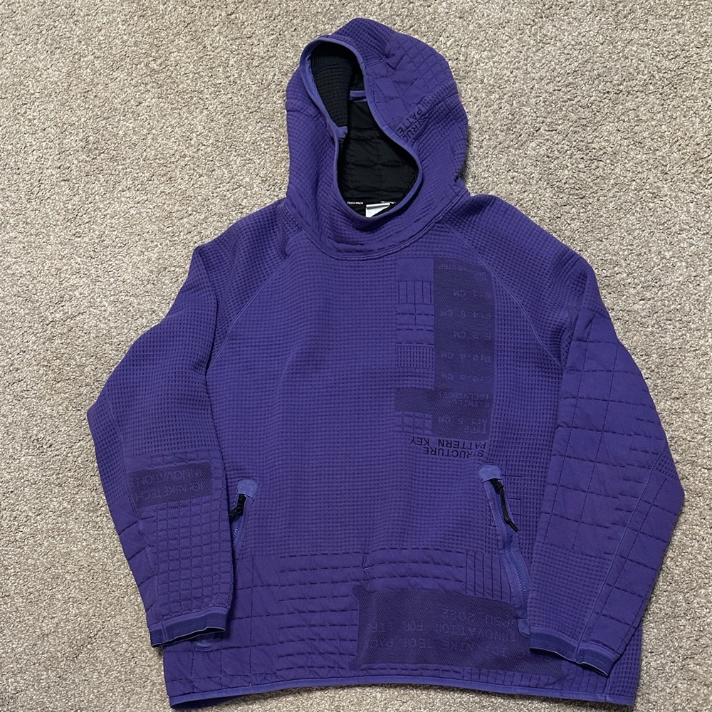 Nike Tech Pack Therma-Fit Men's Purple Hoodie